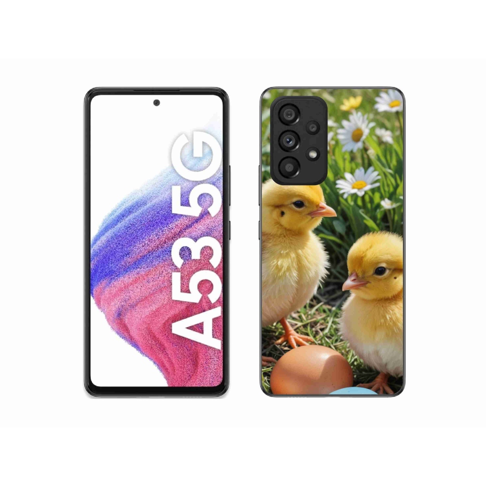 Gélový kryt mmCase na Samsung Galaxy A53 - kuriatka