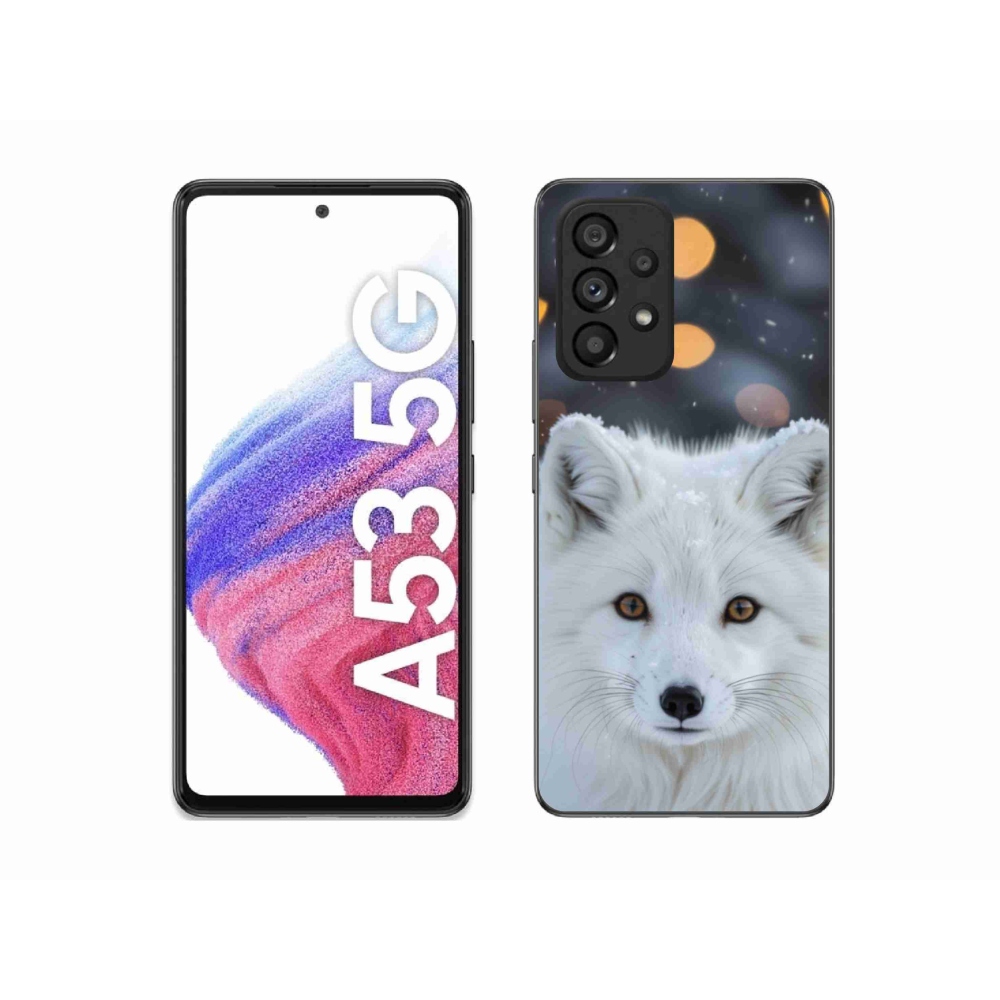 Gélový kryt mmCase na Samsung Galaxy A53 - líška polárna