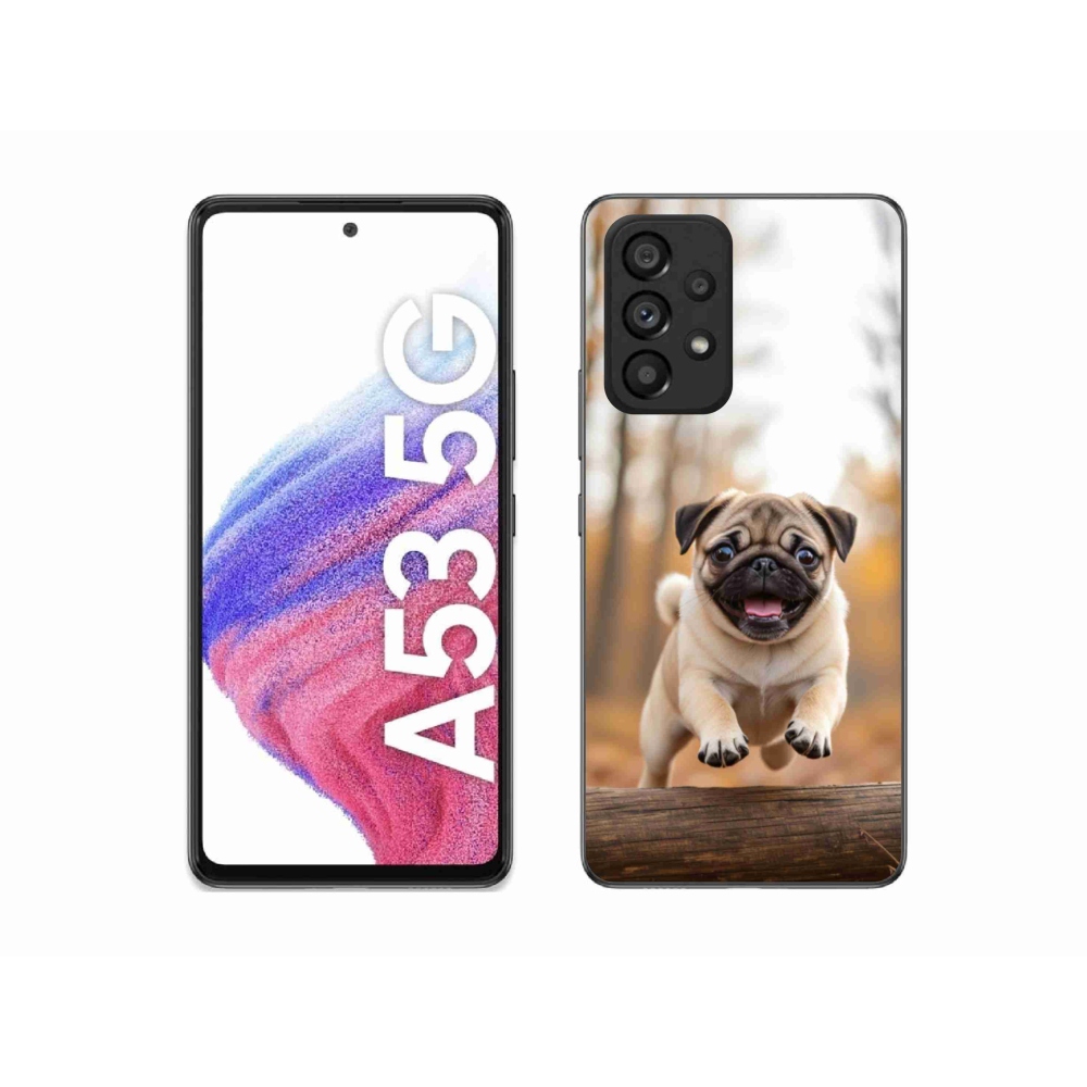 Gélový kryt mmCase na Samsung Galaxy A53 - mops 2