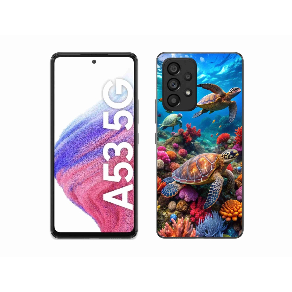 Gélový kryt mmCase na Samsung Galaxy A53 - morský svet 2