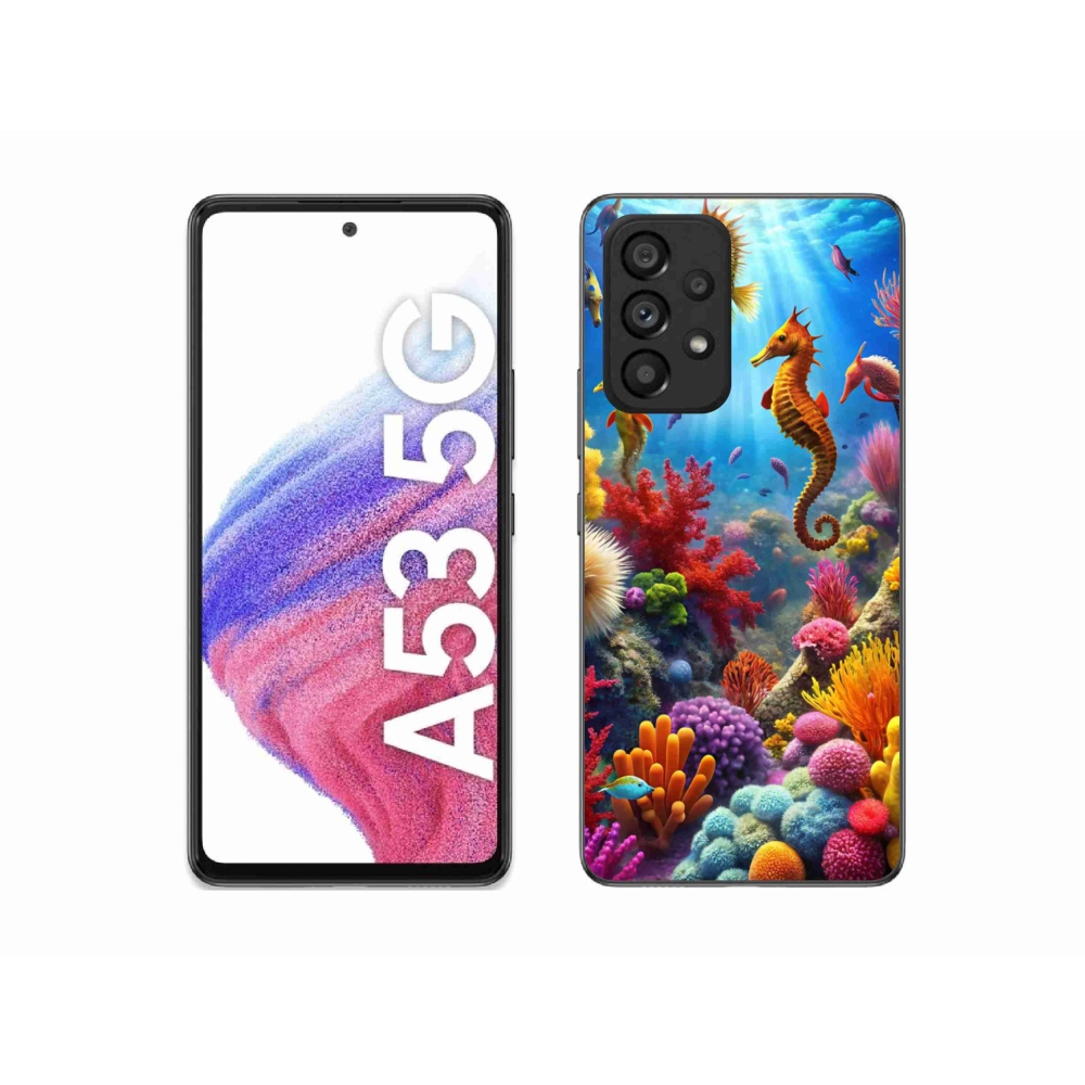 Gélový kryt mmCase na Samsung Galaxy A53 - morský svet 3