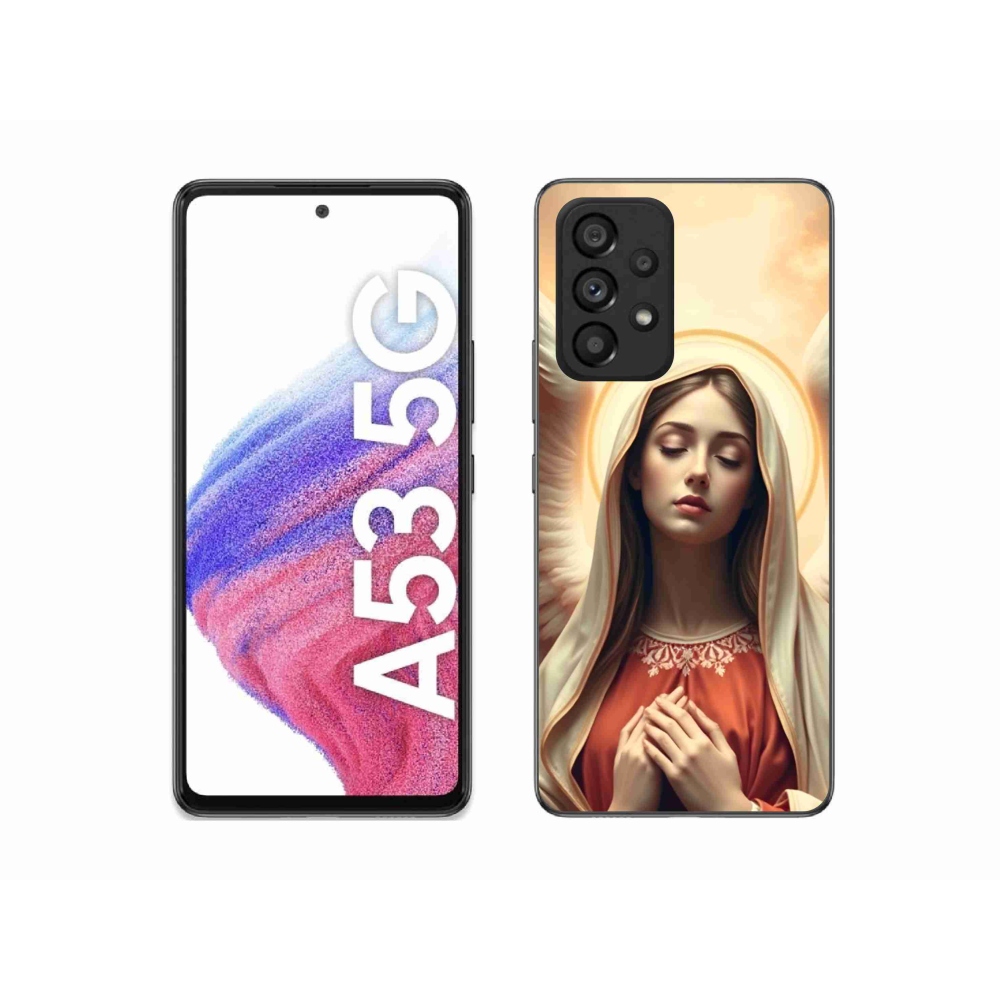 Gélový kryt mmCase na Samsung Galaxy A53 - náboženský motív
