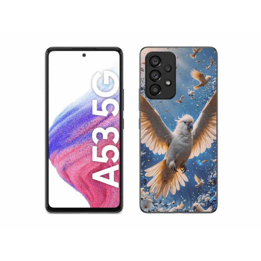 Gélový kryt mmCase na Samsung Galaxy A53 - papagáj kakadu