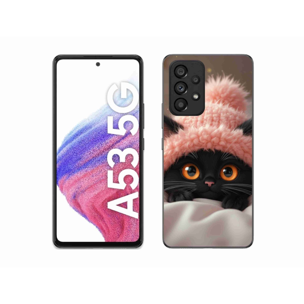 Gélový kryt mmCase na Samsung Galaxy A53 - roztomilé mačiatko 7