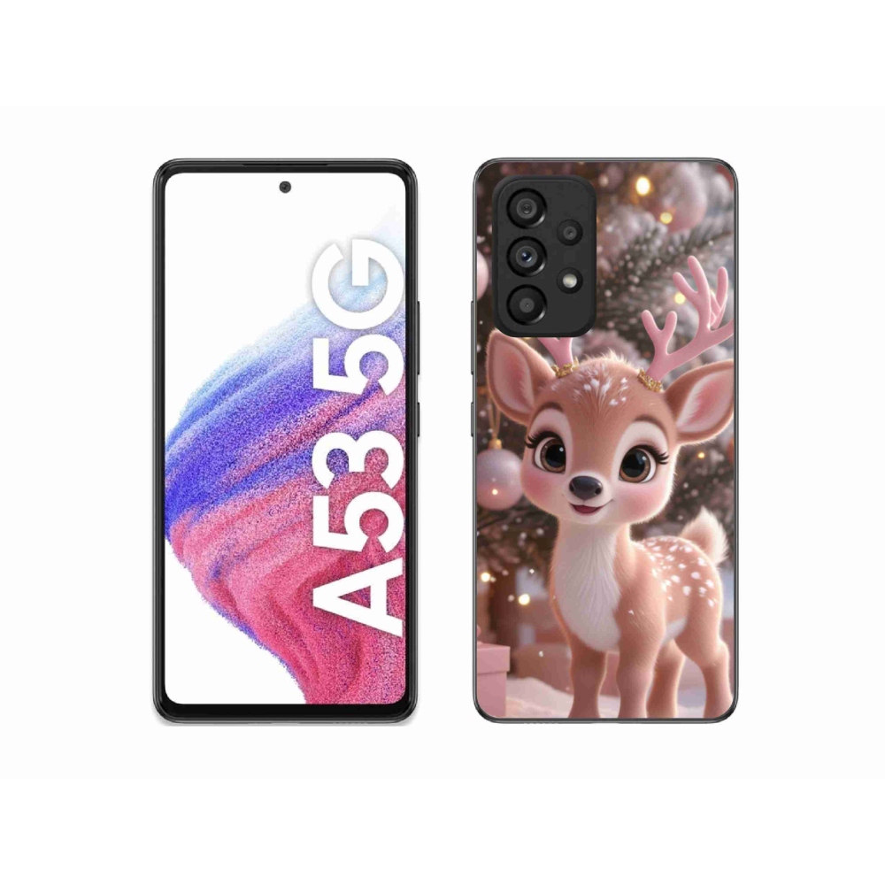 Gélový kryt mmCase na Samsung Galaxy A53 - roztomilý sob