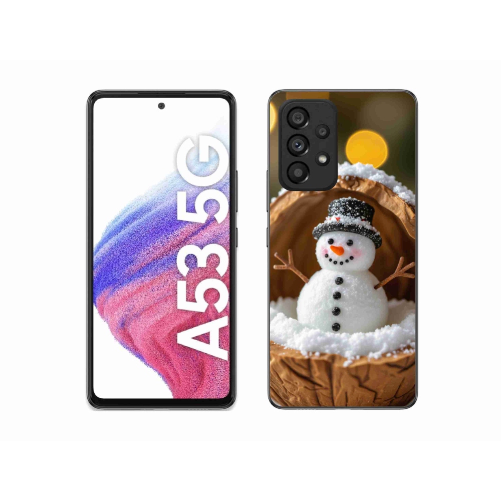 Gélový kryt mmCase na Samsung Galaxy A53 - snehuliak 4