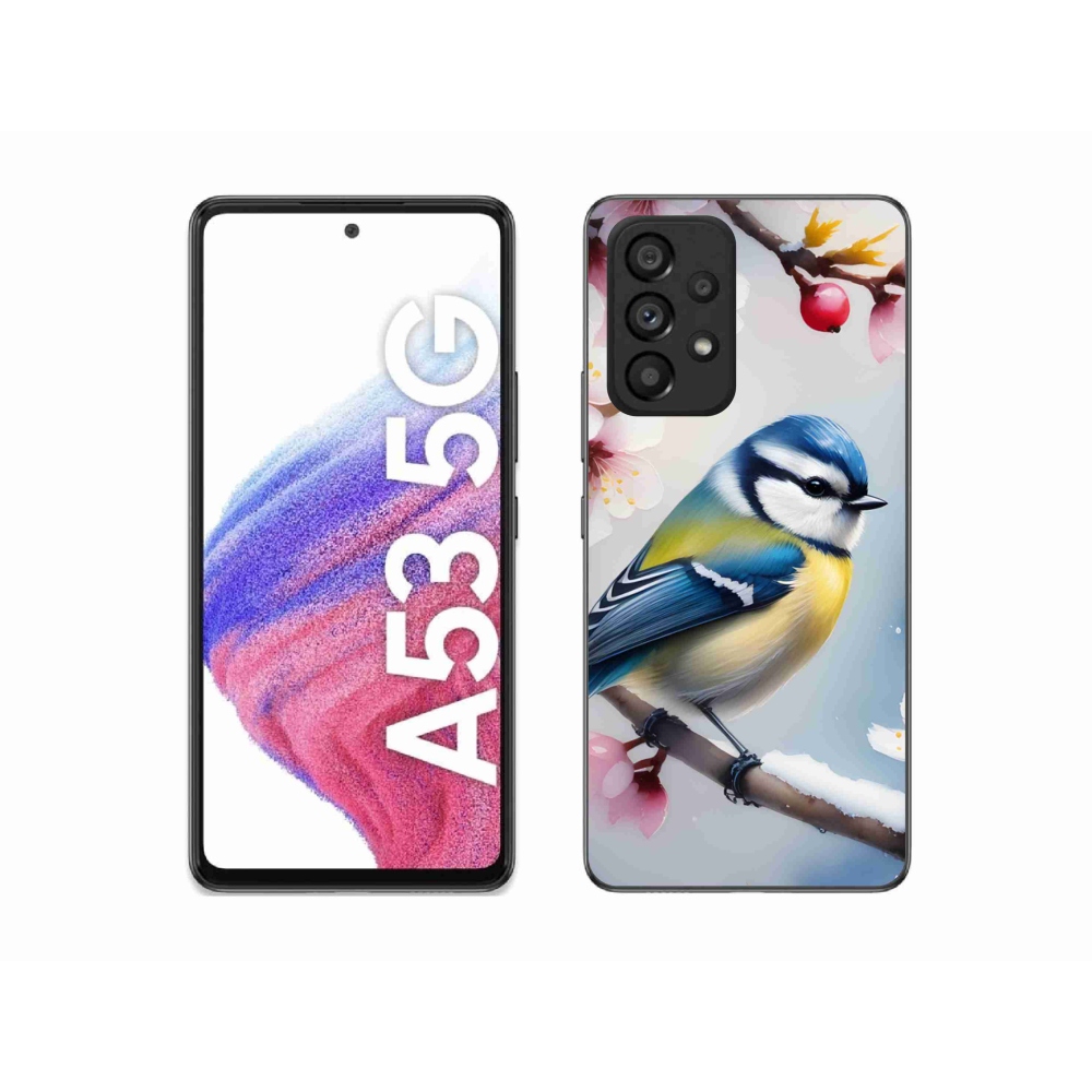 Gélový kryt mmCase na Samsung Galaxy A53 - sýkorka