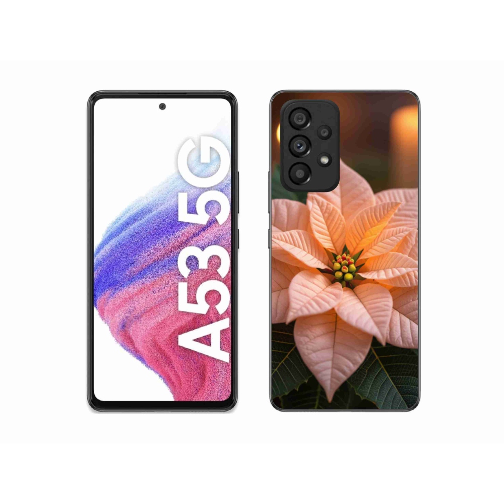 Gélový kryt mmCase na Samsung Galaxy A53 - vianočná hviezda