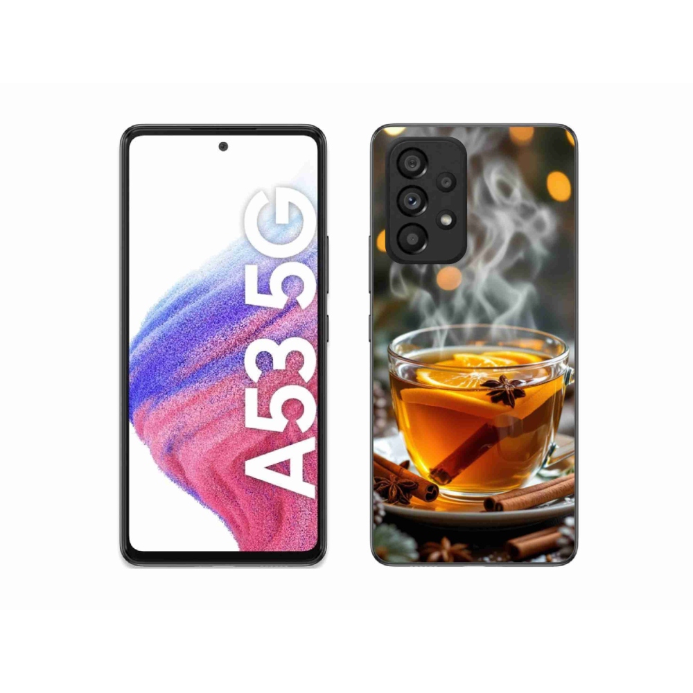 Gélový kryt mmCase na Samsung Galaxy A53 - vianočný punč