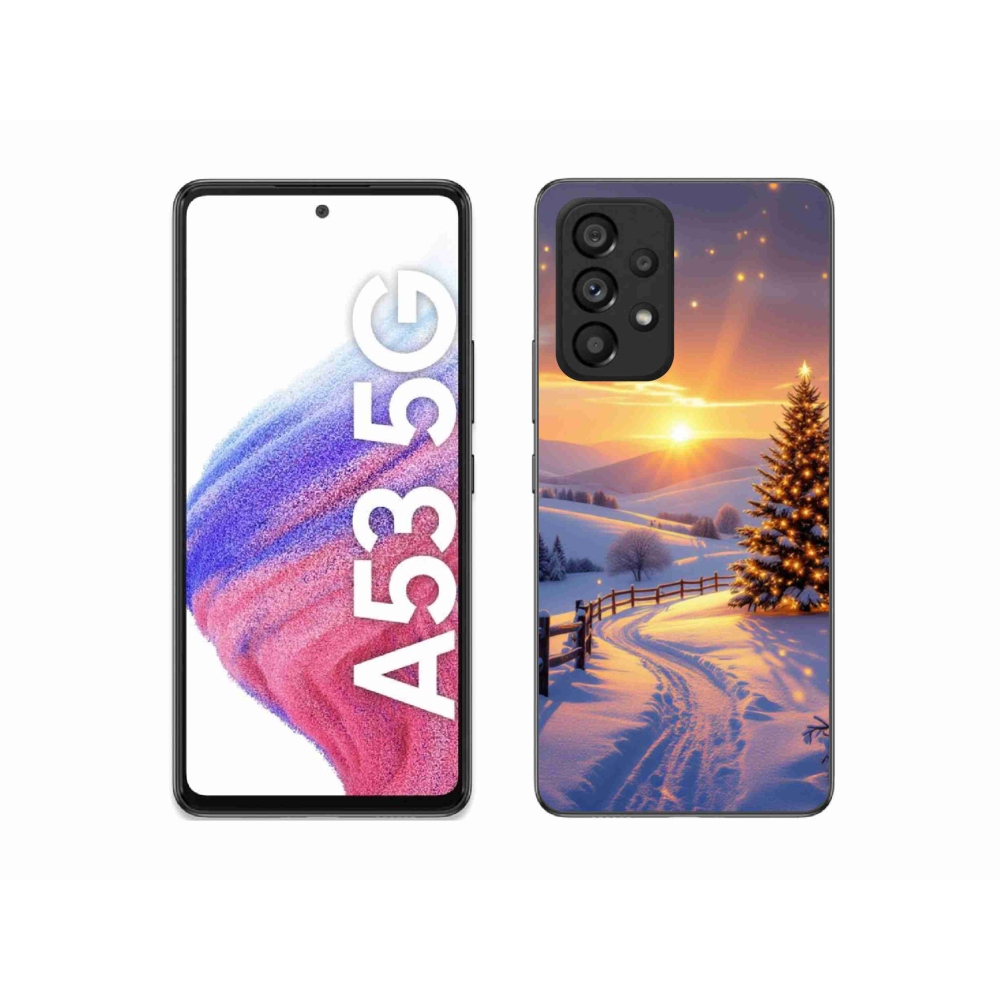 Gélový kryt mmCase na Samsung Galaxy A53 - zimná krajina