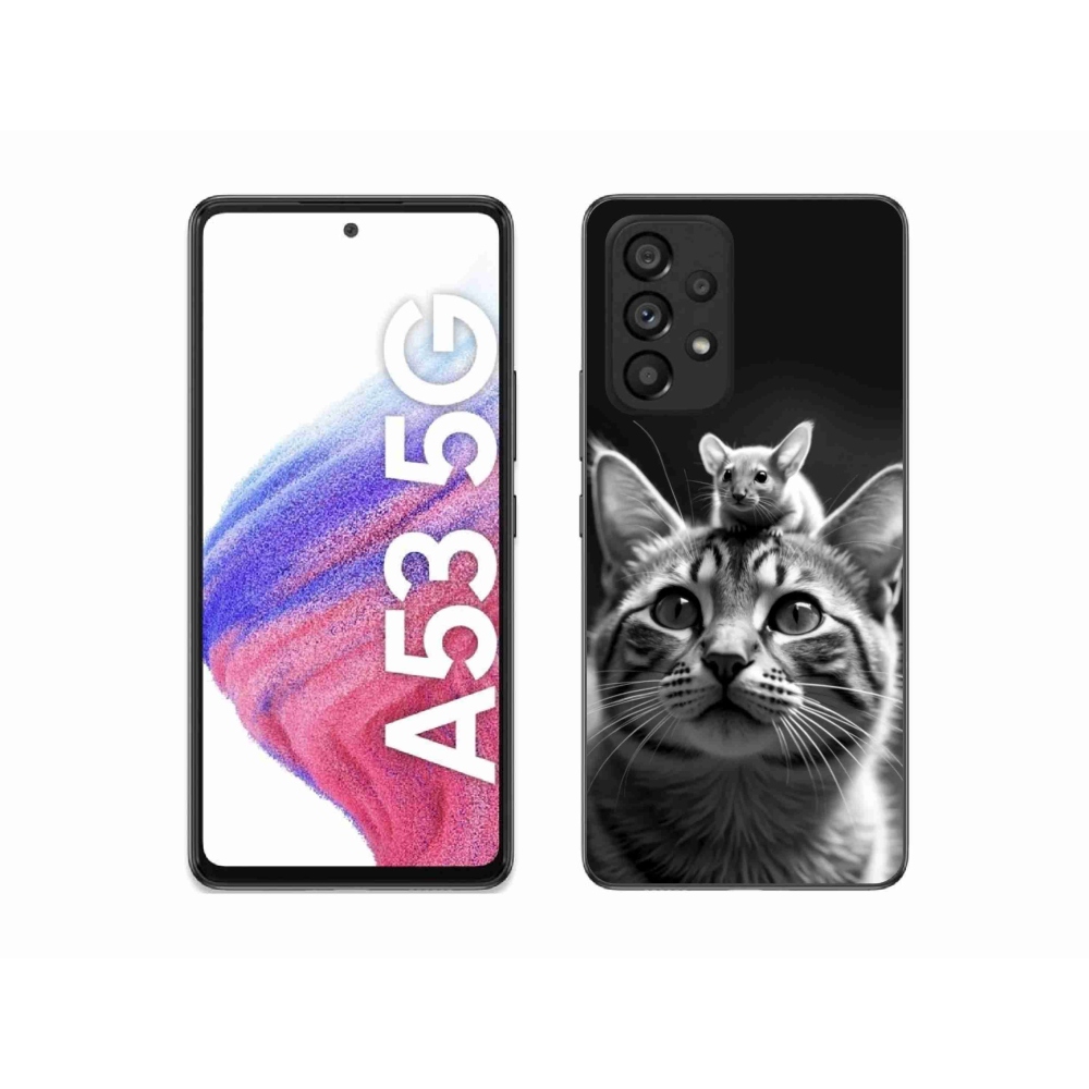 Gélový kryt mmCase na Samsung Galaxy A53 - zvieracie priateľstvo 2