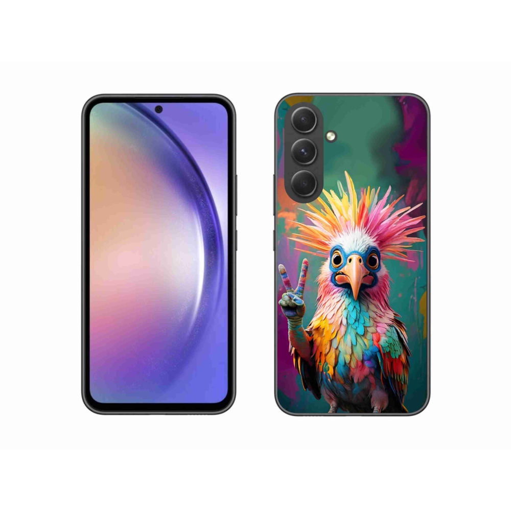Gélový kryt mmCase na Samsung Galaxy A54 5G - farebný rebel