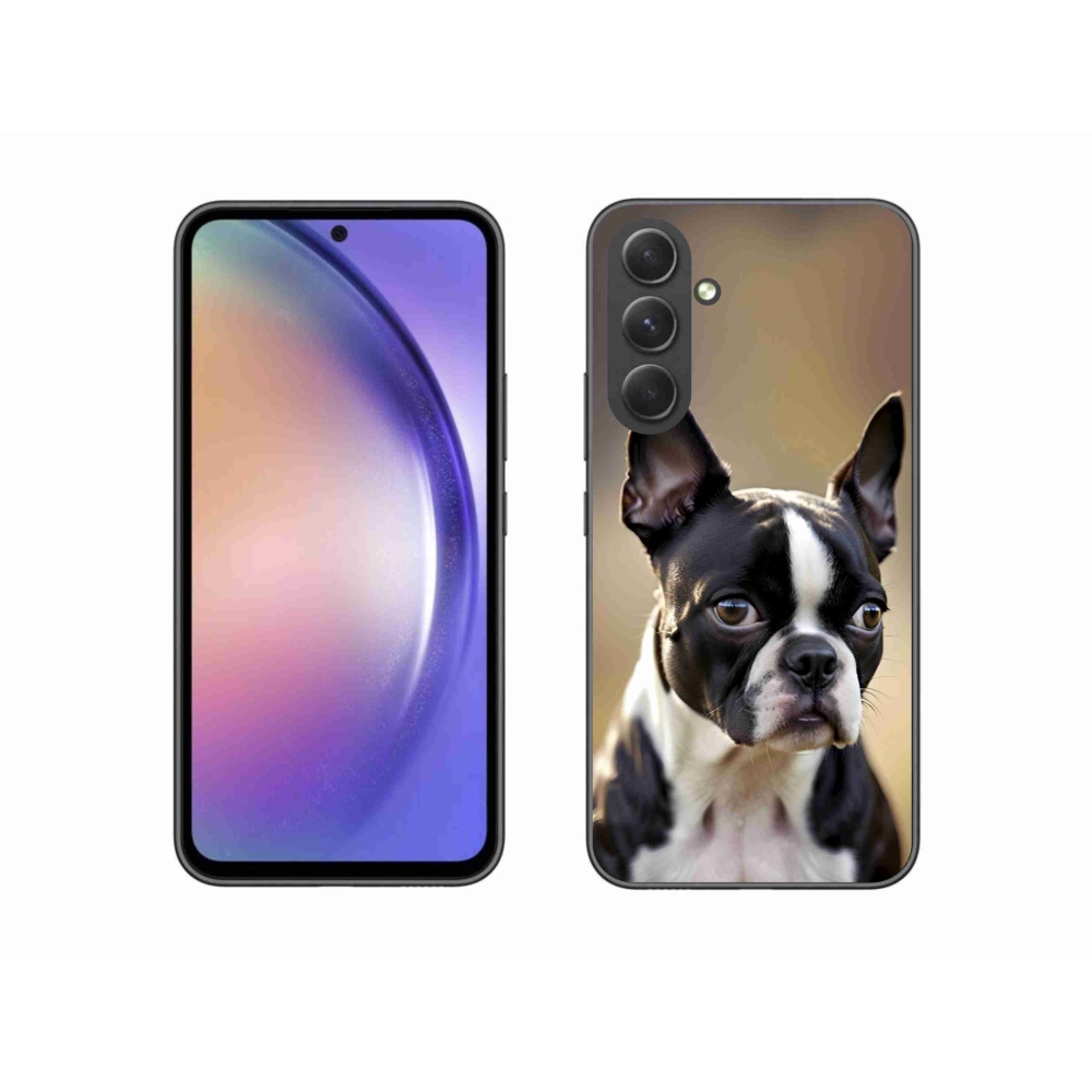 Gélový kryt mmCase na Samsung Galaxy A54 5G - bostonský teriér