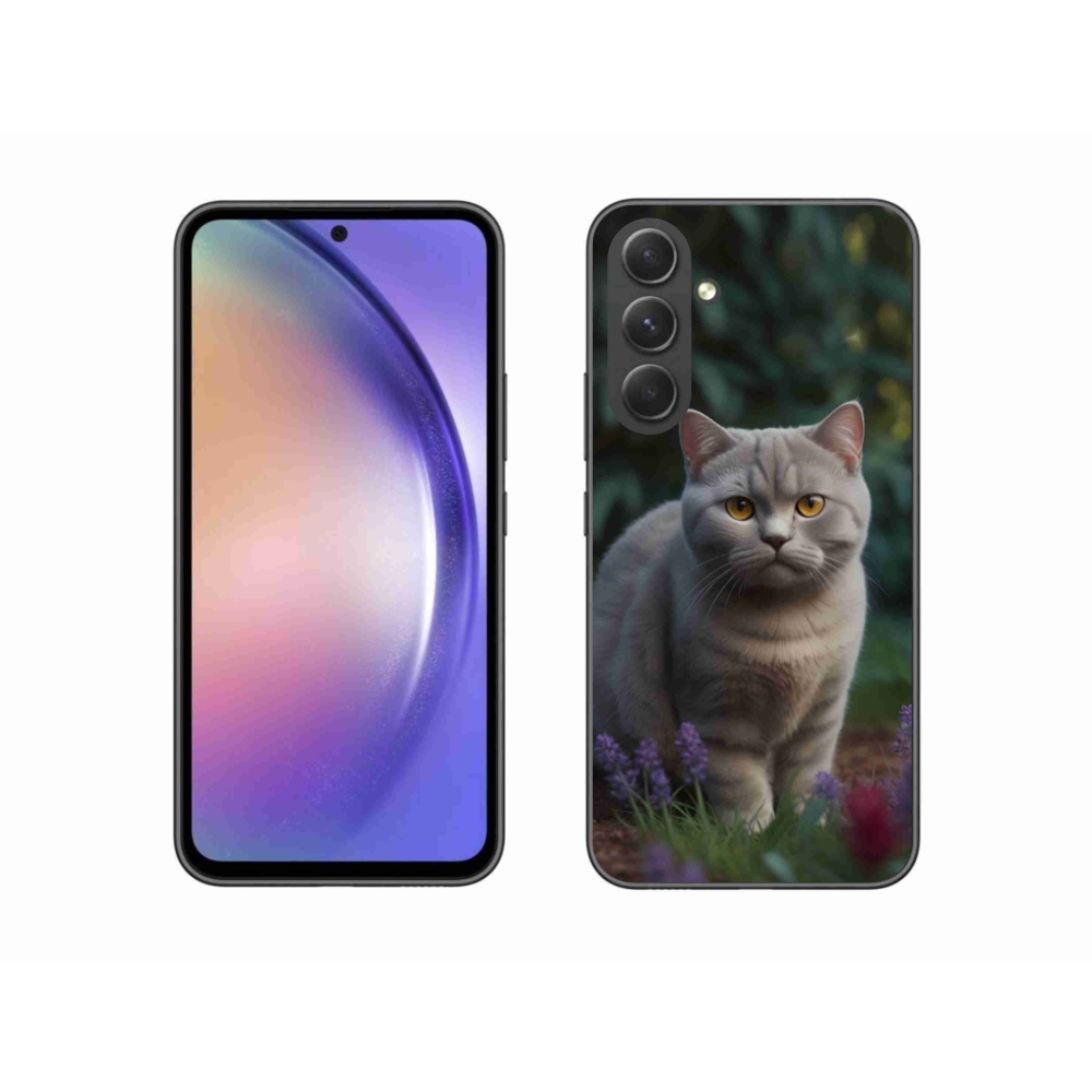 Gélový kryt mmCase na Samsung Galaxy A54 5G - britská mačka