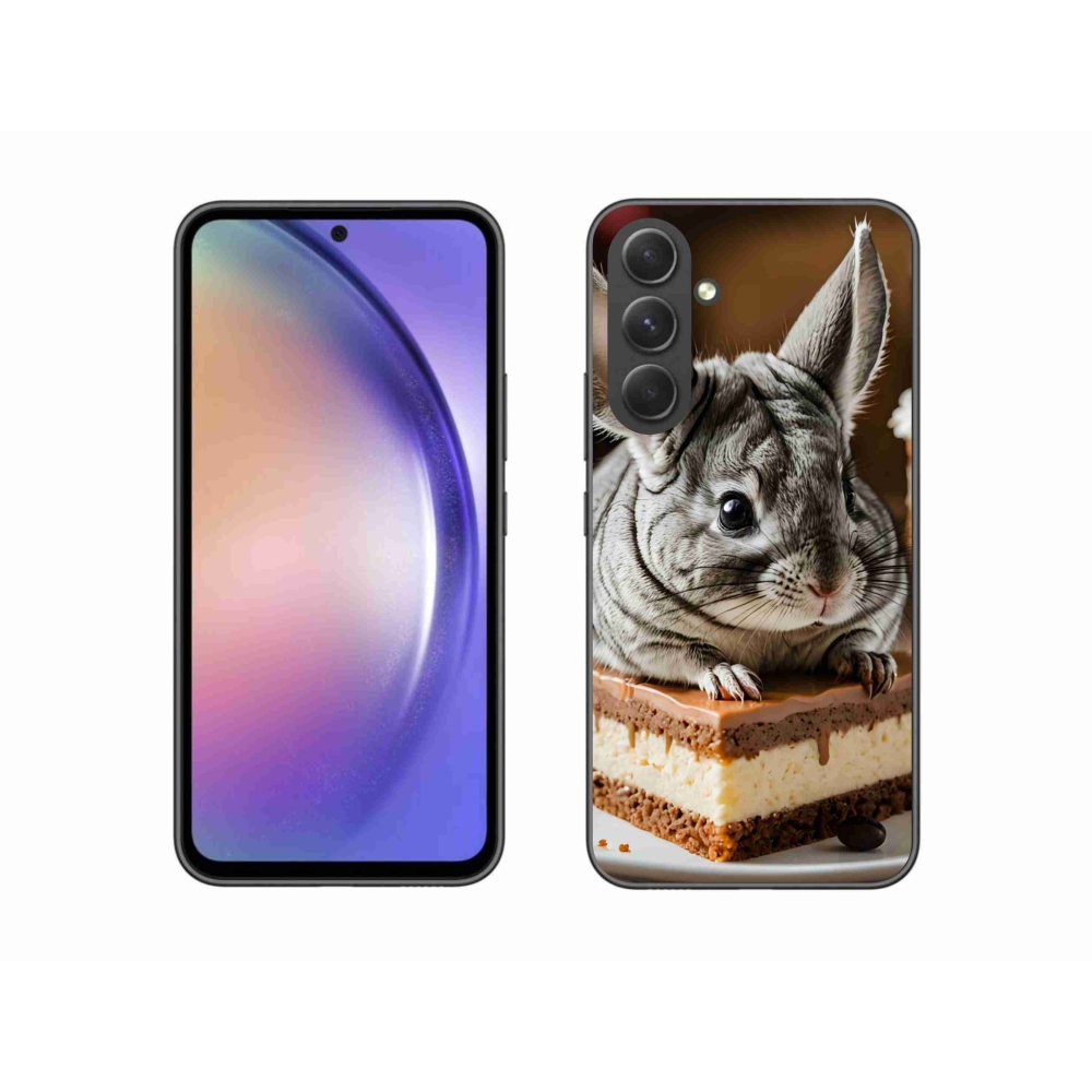 Gélový kryt mmCase na Samsung Galaxy A54 5G - činčila