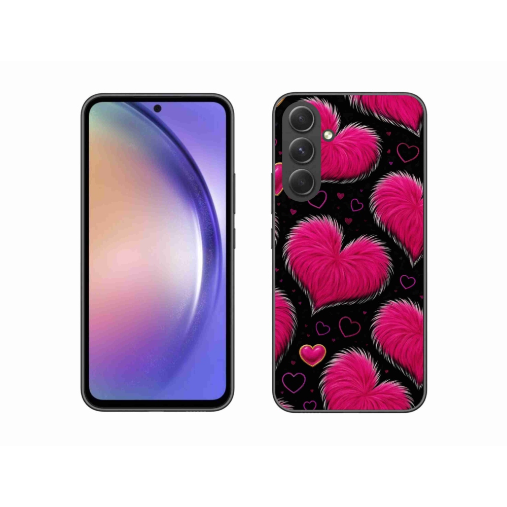 Gélový kryt mmCase na Samsung Galaxy A54 5G - hebké srdce