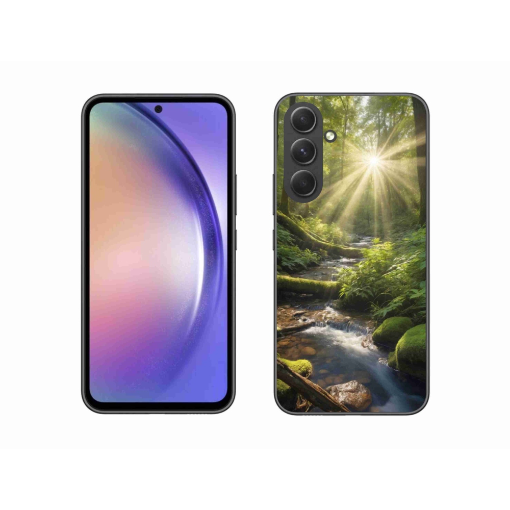 Gélový kryt mmCase na Samsung Galaxy A54 5G - hlbina lesa