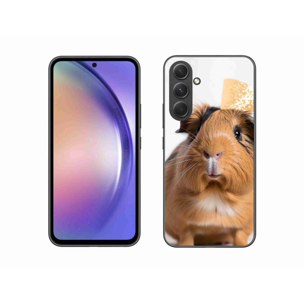 Gélový kryt mmCase na Samsung Galaxy A54 5G - hnedé morča