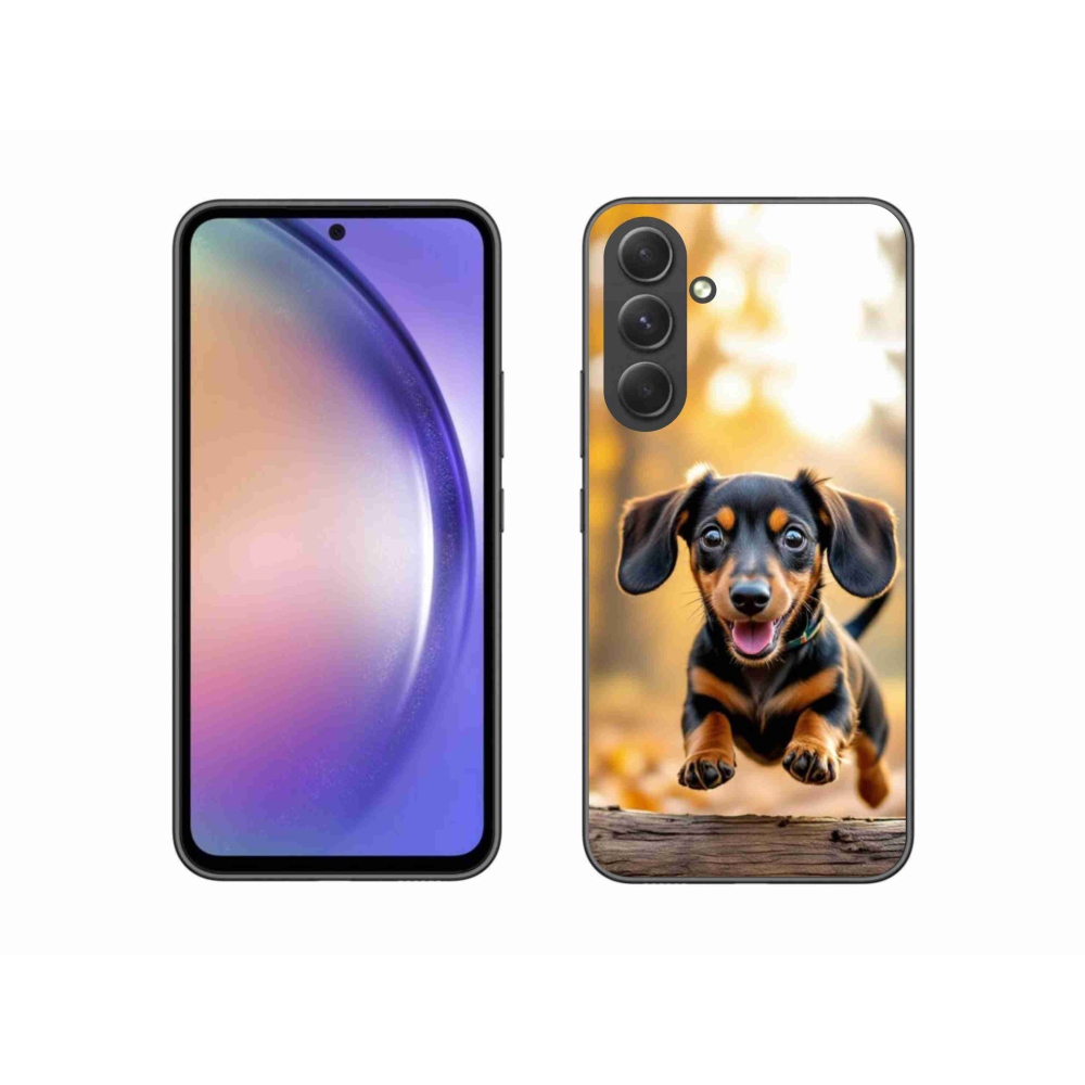 Gélový kryt mmCase na Samsung Galaxy A54 5G - jazvečík 2