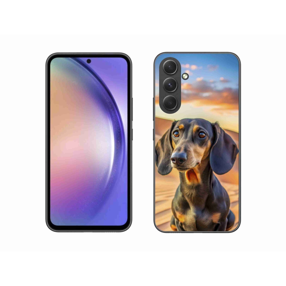 Gélový kryt mmCase na Samsung Galaxy A54 5G - jazvečík 3
