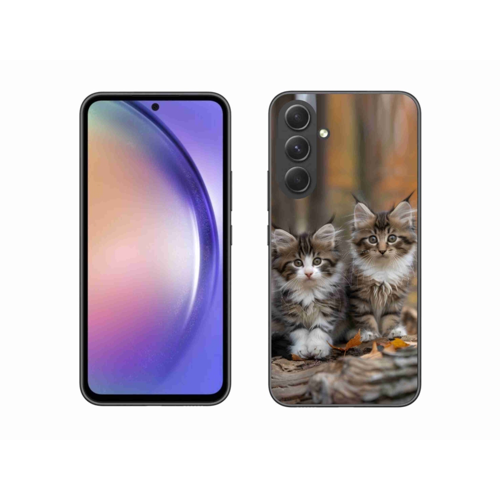 Gélový kryt mmCase na Samsung Galaxy A54 5G - mačacie duo 3