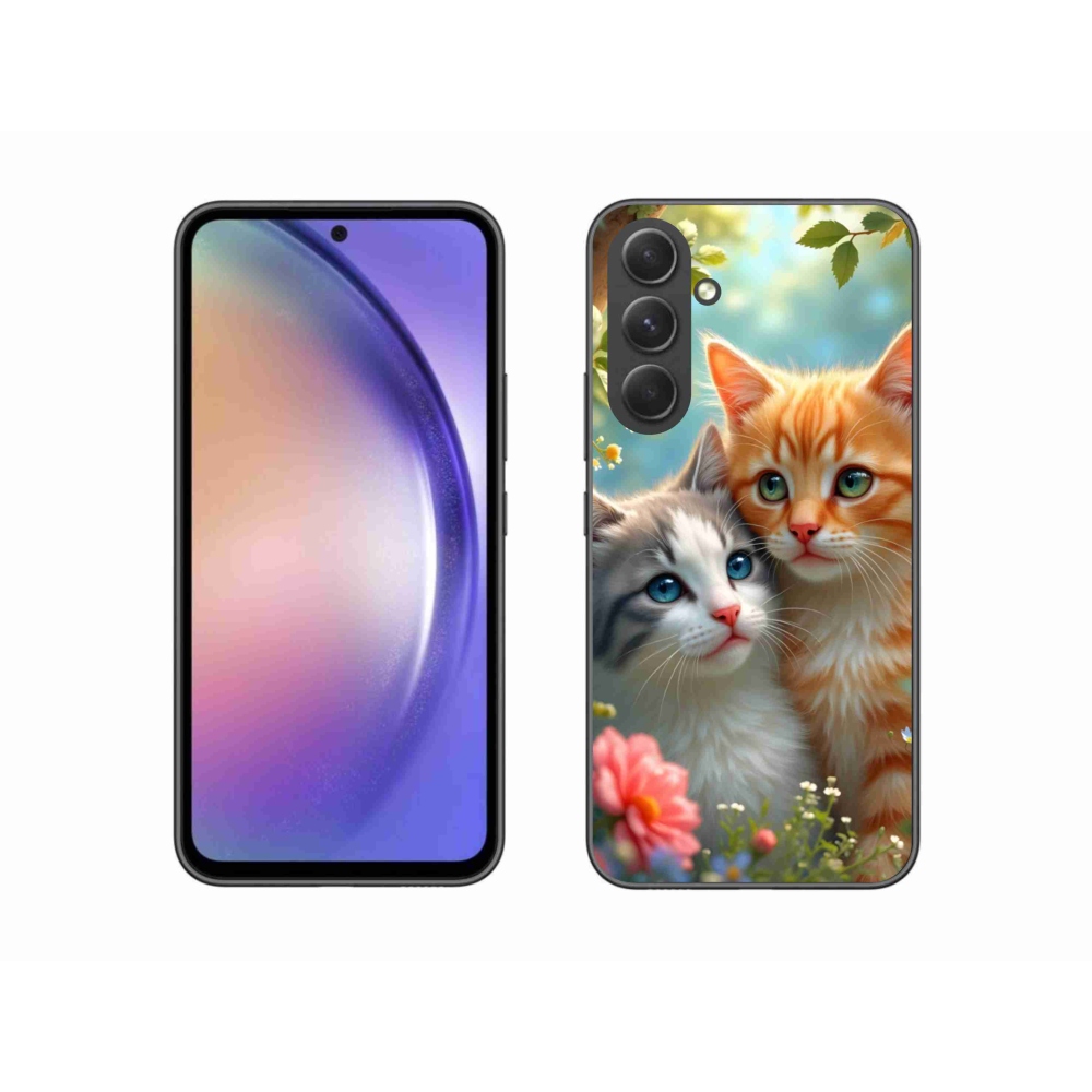 Gélový kryt mmCase na Samsung Galaxy A54 5G - mačacia láska 2