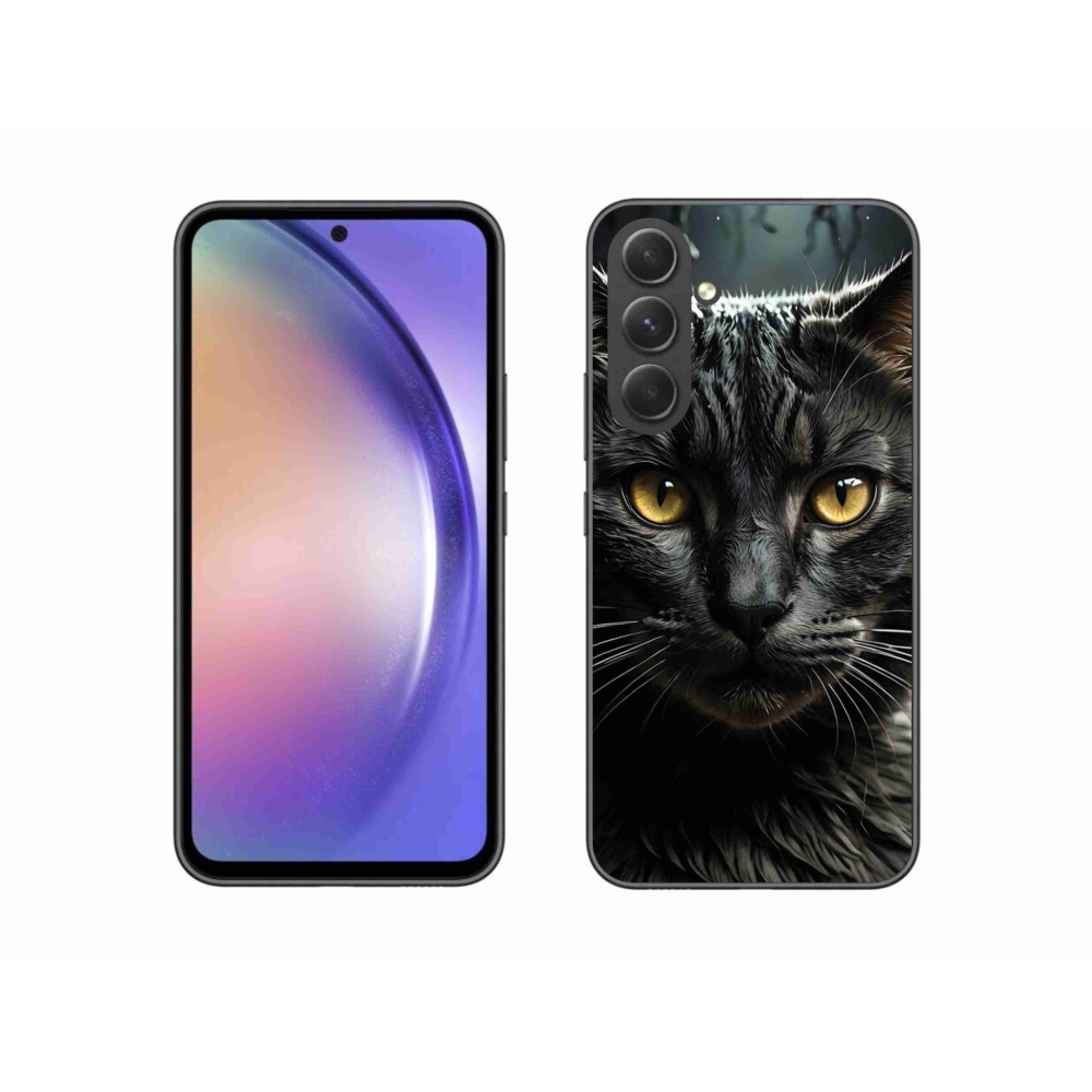 Gélový kryt mmCase na Samsung Galaxy A54 5G - mačacie pohľad 3