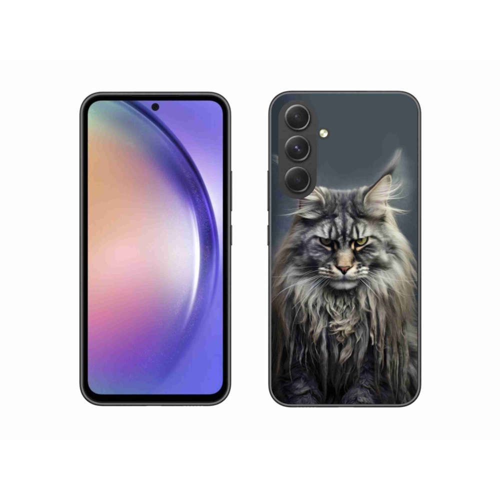 Gélový kryt mmCase na Samsung Galaxy A54 5G - mačacie pohľad 4