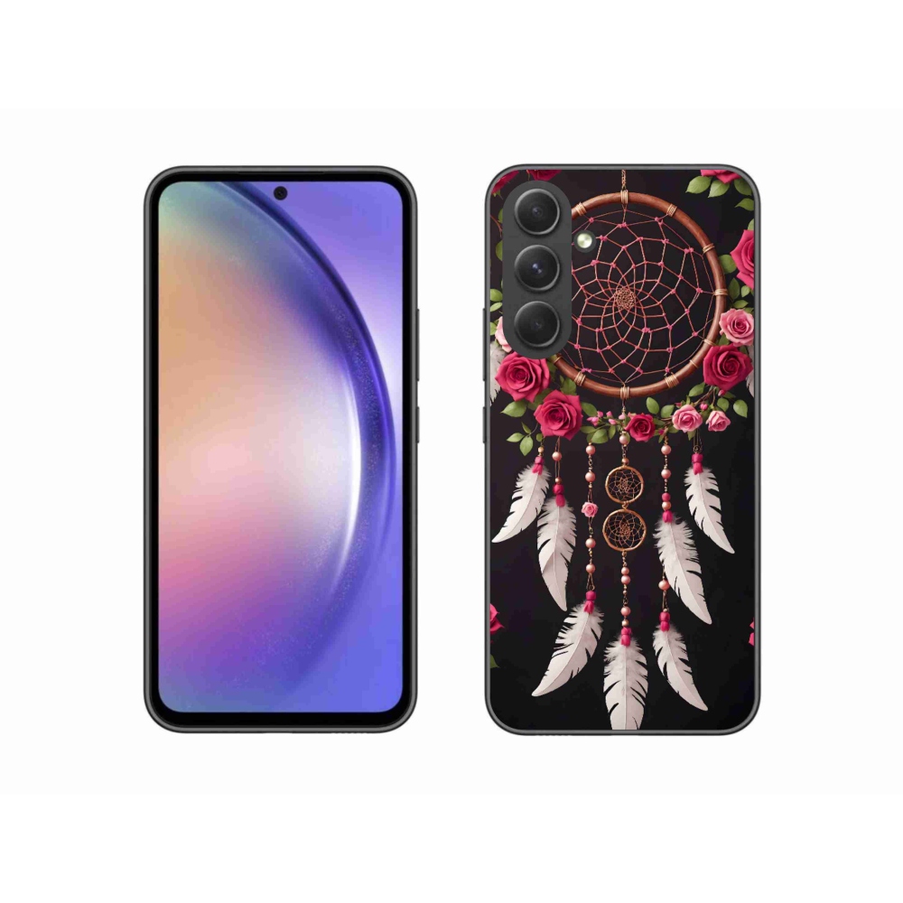 Gélový kryt mmCase na Samsung Galaxy A54 5G - lapač snov s ružami