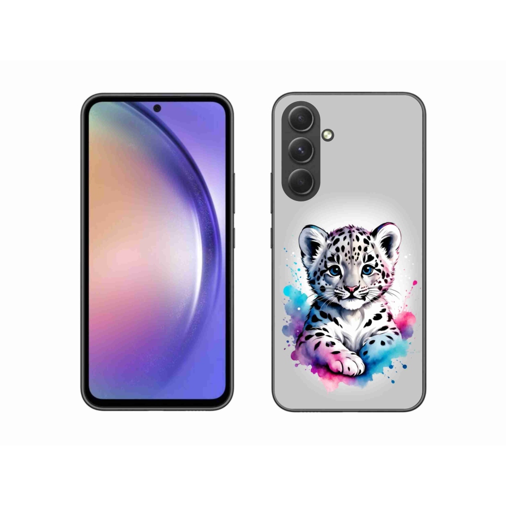 Gélový kryt mmCase na Samsung Galaxy A54 5G - leopardej mláďa