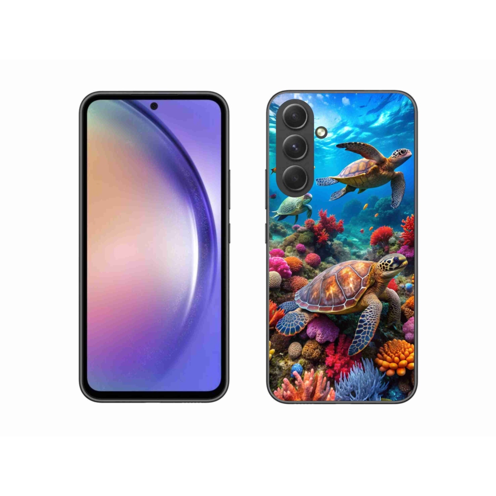 Gélový kryt mmCase na Samsung Galaxy A54 5G - morský svet 2