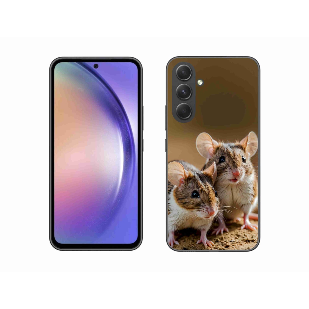 Gélový kryt mmCase na Samsung Galaxy A54 5G - myší duo