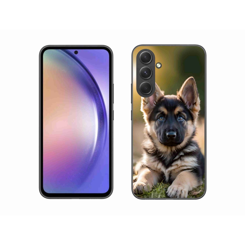 Gélový kryt mmCase na Samsung Galaxy A54 5G - nemecký ovčiak v prírode