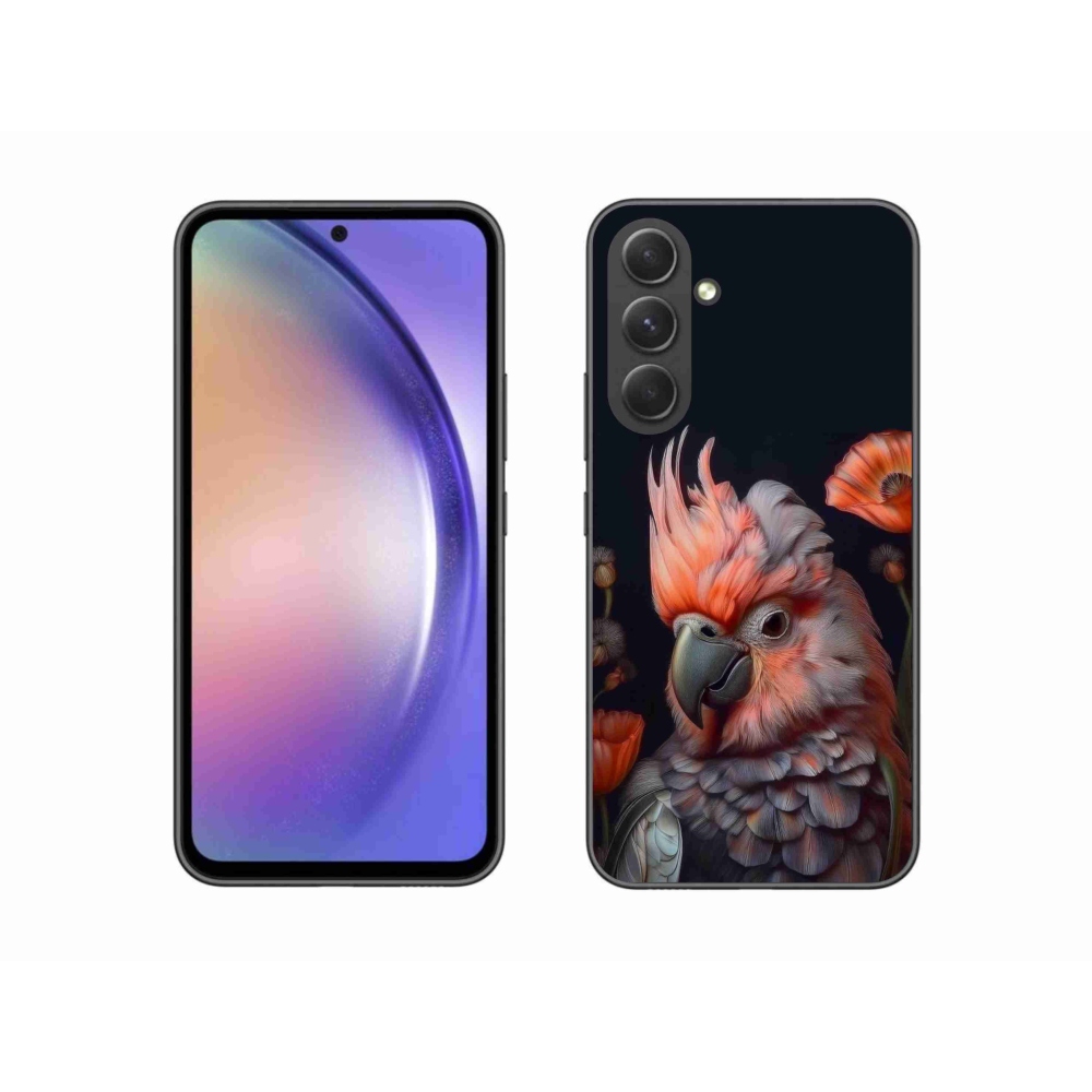 Gélový kryt mmCase na Samsung Galaxy A54 5G - papagáj kakadu vo farbách