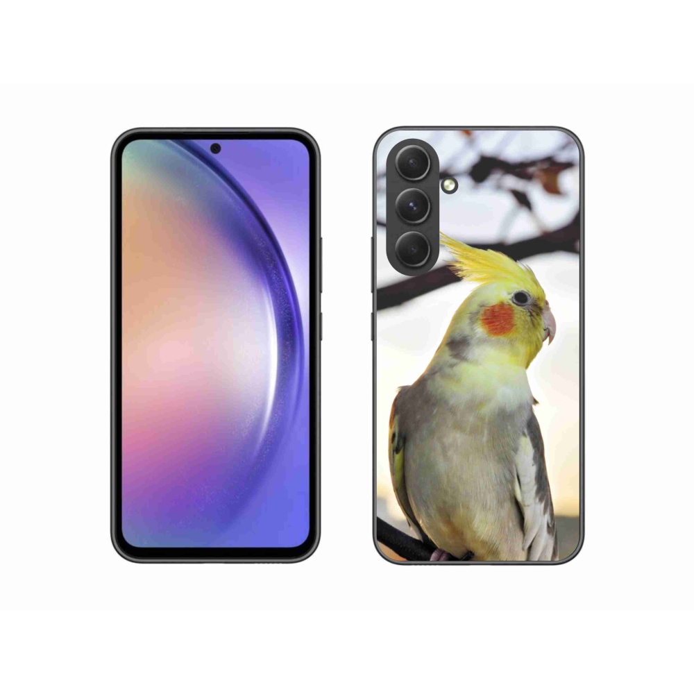 Gélový kryt mmCase na Samsung Galaxy A54 5G - papagáj korela