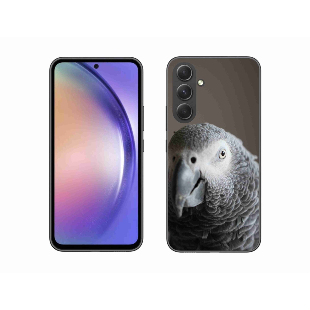 Gélový kryt mmCase na Samsung Galaxy A54 5G - papagáj žako 2