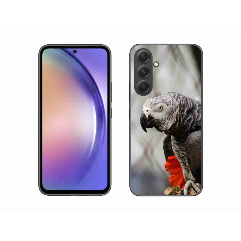 Gélový kryt mmCase na Samsung Galaxy A54 5G - papagáj žako 3