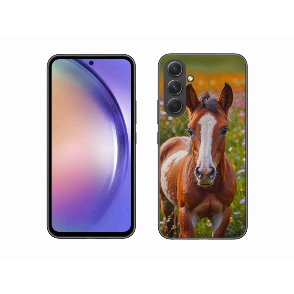 Gélový kryt mmCase na Samsung Galaxy A54 5G - roztomilé žriebä