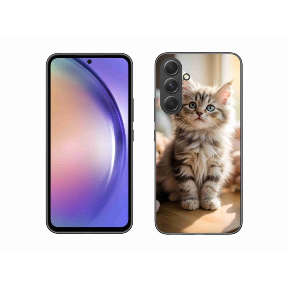 Gélový kryt mmCase na Samsung Galaxy A54 5G - roztomilé mačiatko 10
