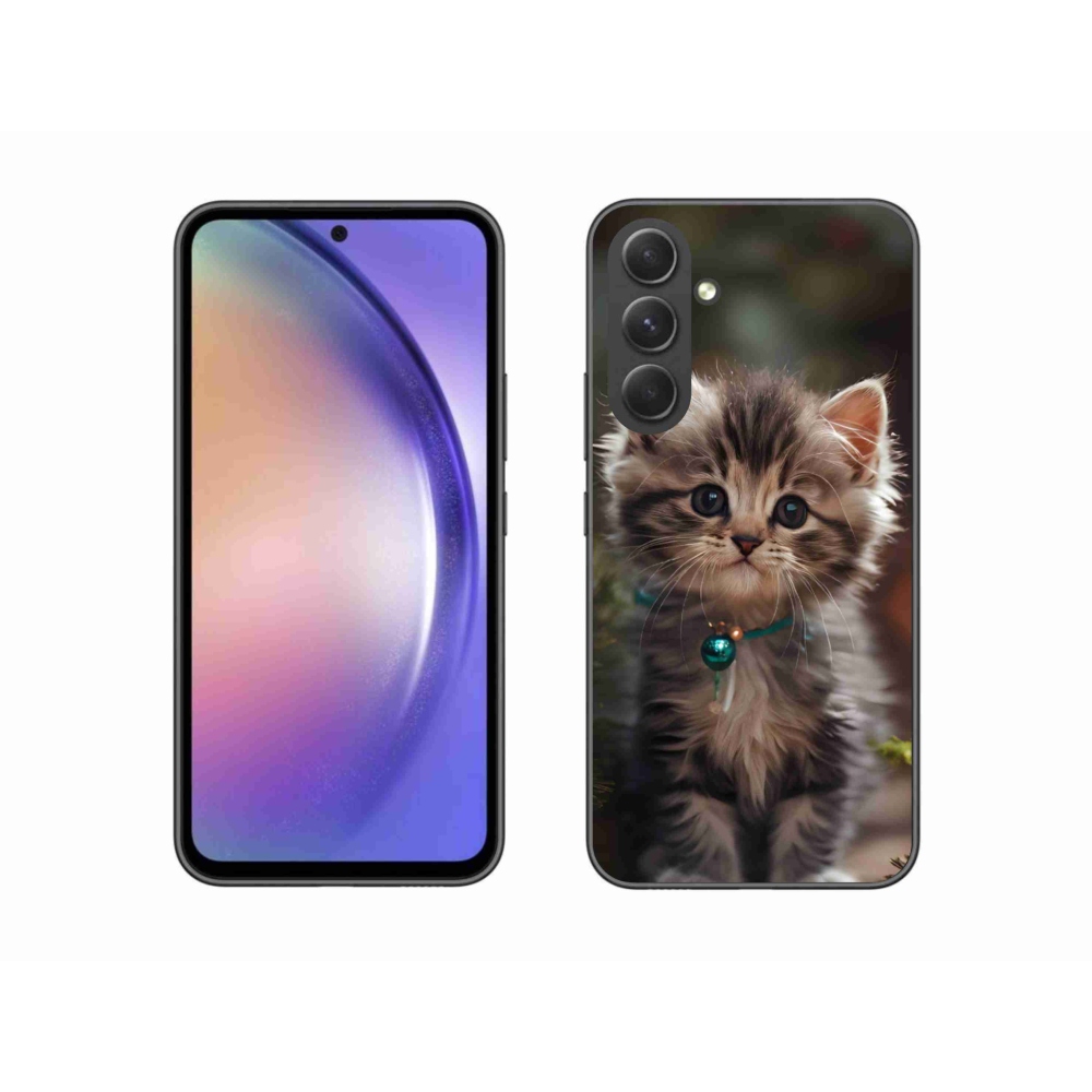 Gélový kryt mmCase na Samsung Galaxy A54 5G - roztomilé mačiatko 11