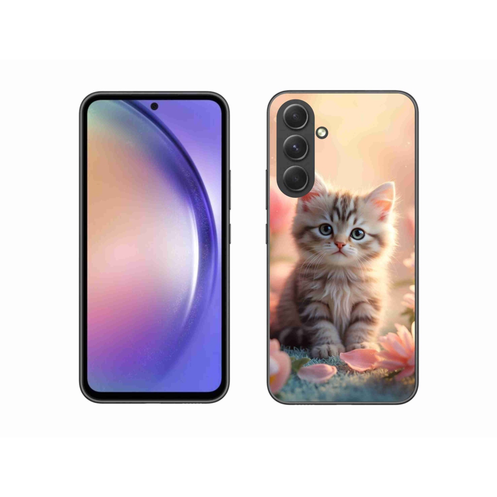 Gélový kryt mmCase na Samsung Galaxy A54 5G - roztomilé mačiatko 8