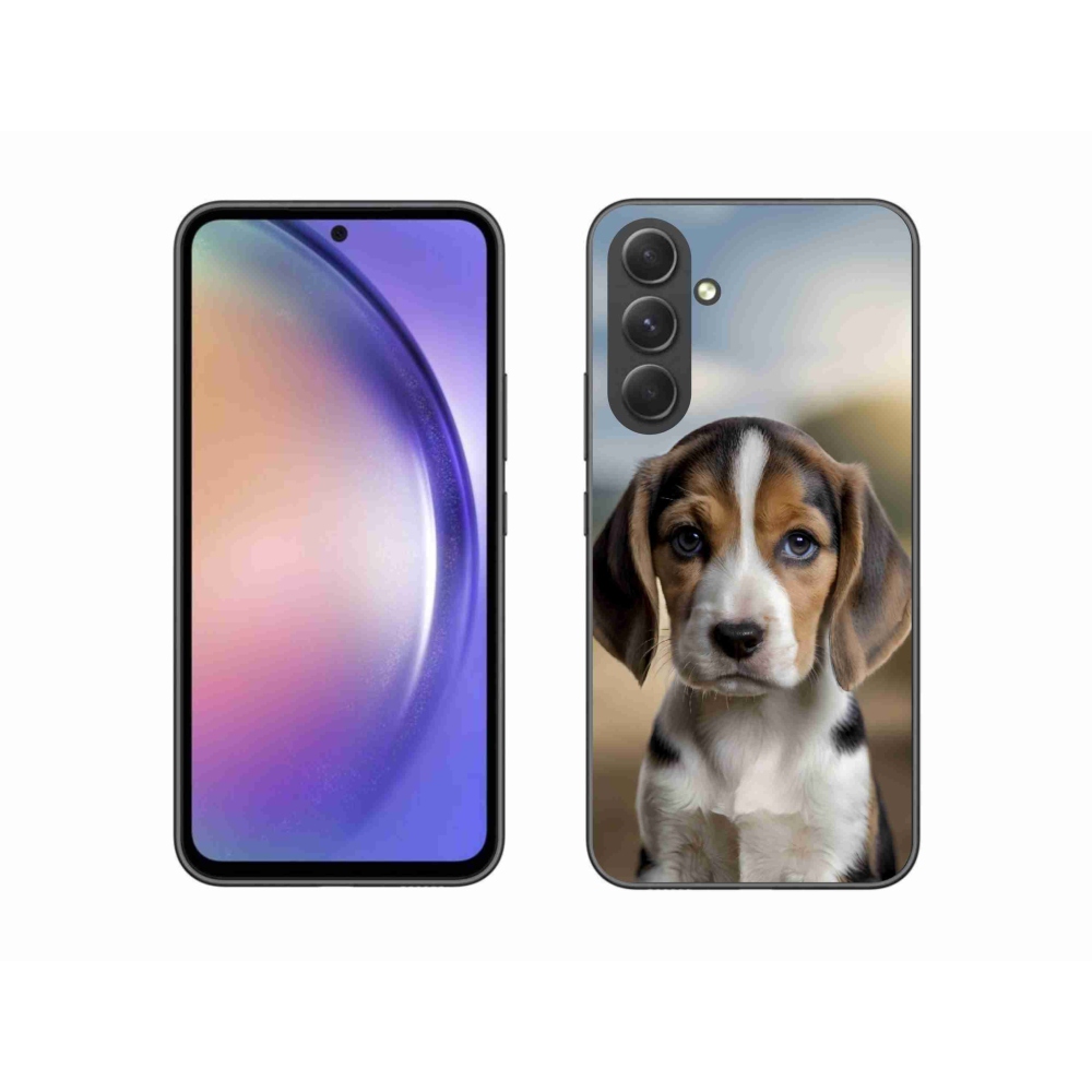 Gélový kryt mmCase na Samsung Galaxy A54 5G - roztomilý bígl