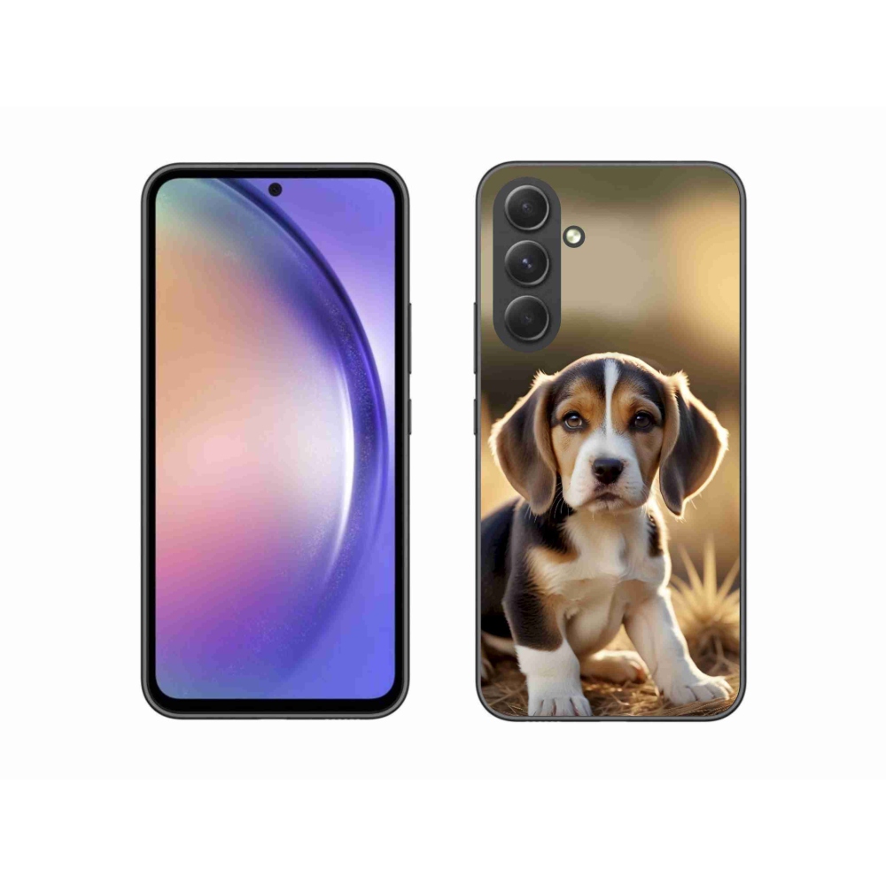 Gélový kryt mmCase na Samsung Galaxy A54 5G - roztomilý bígl
