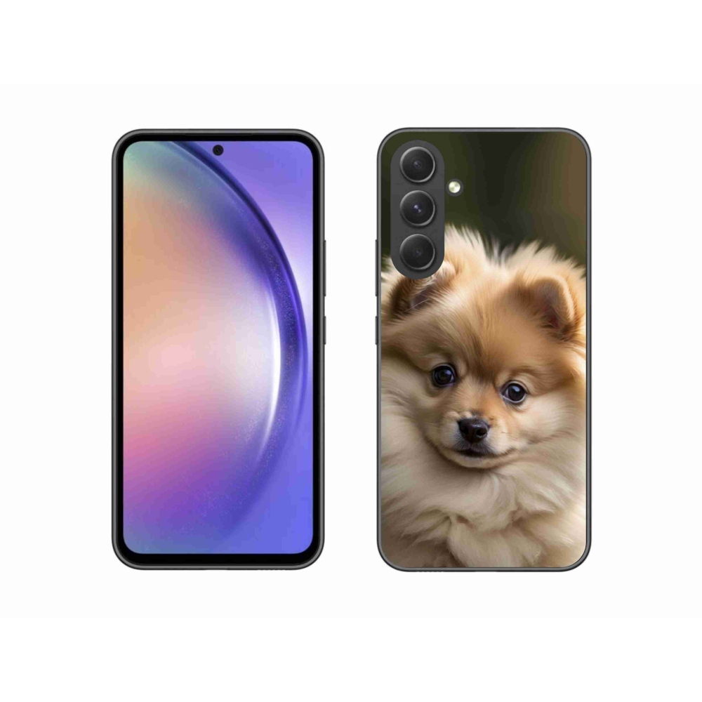 Gélový kryt mmCase na Samsung Galaxy A54 5G - roztomilý pomeranian 2