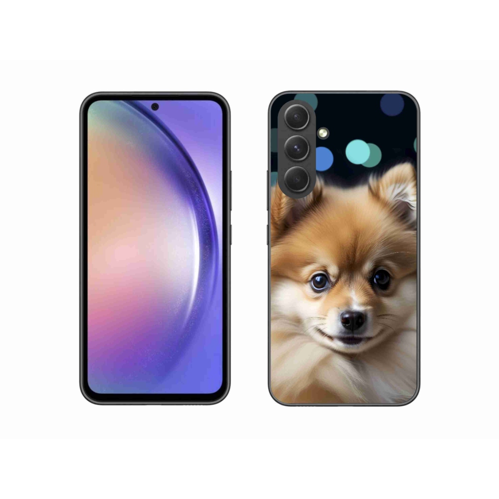 Gélový kryt mmCase na Samsung Galaxy A54 5G - roztomilý pomeranian