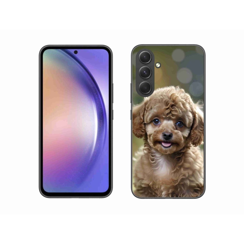 Gélový kryt mmCase na Samsung Galaxy A54 5G - roztomilý pudel