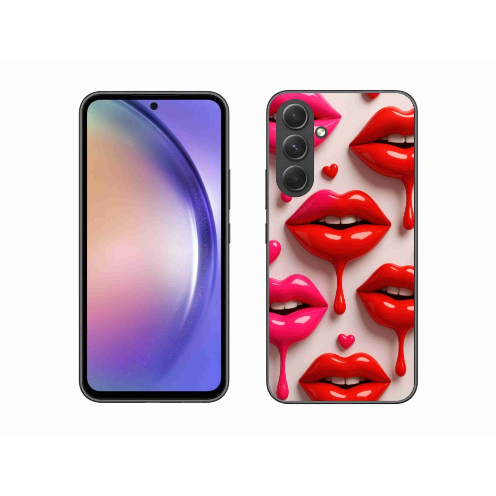 Gélový kryt mmCase na Samsung Galaxy A54 5G - pery 2