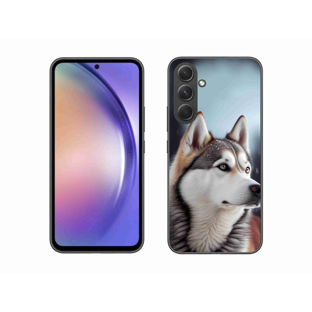 Gélový kryt mmCase na Samsung Galaxy A54 5G - sibírsky husky