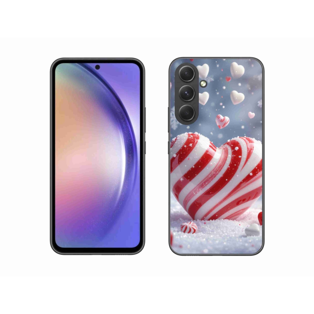 Gélový kryt mmCase na Samsung Galaxy A54 5G - sladké srdce