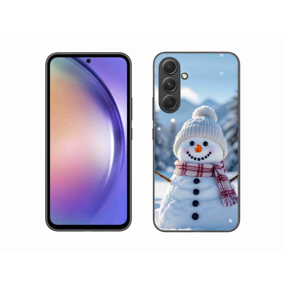 Gélový kryt mmCase na Samsung Galaxy A54 5G - snehuliak 3